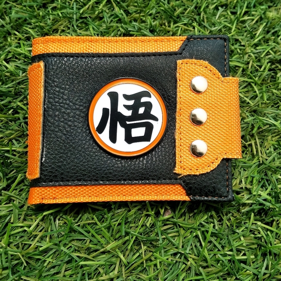 Other - NEW dragon ball goku metal logo wallet